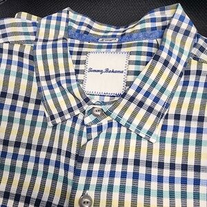Tommy Bahama 100%Silk Mens Casual Button‎ down Shirt Size XXL